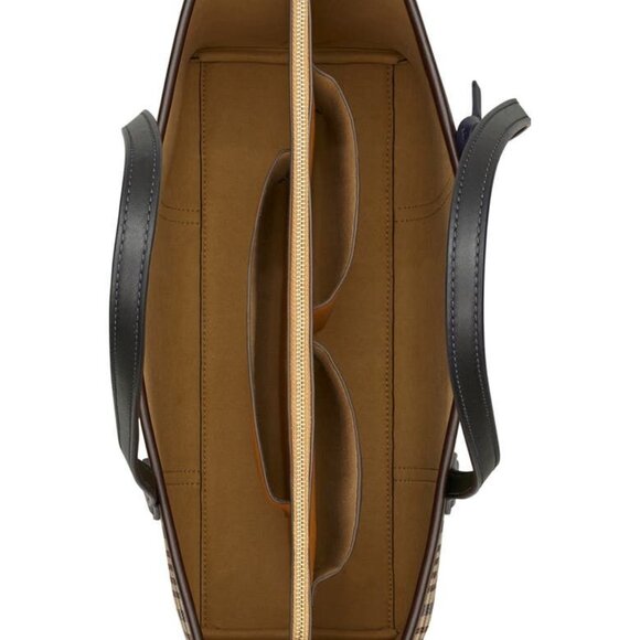 Tory Burch Plaid Triple Compartment Tote - Picture 3 of 13